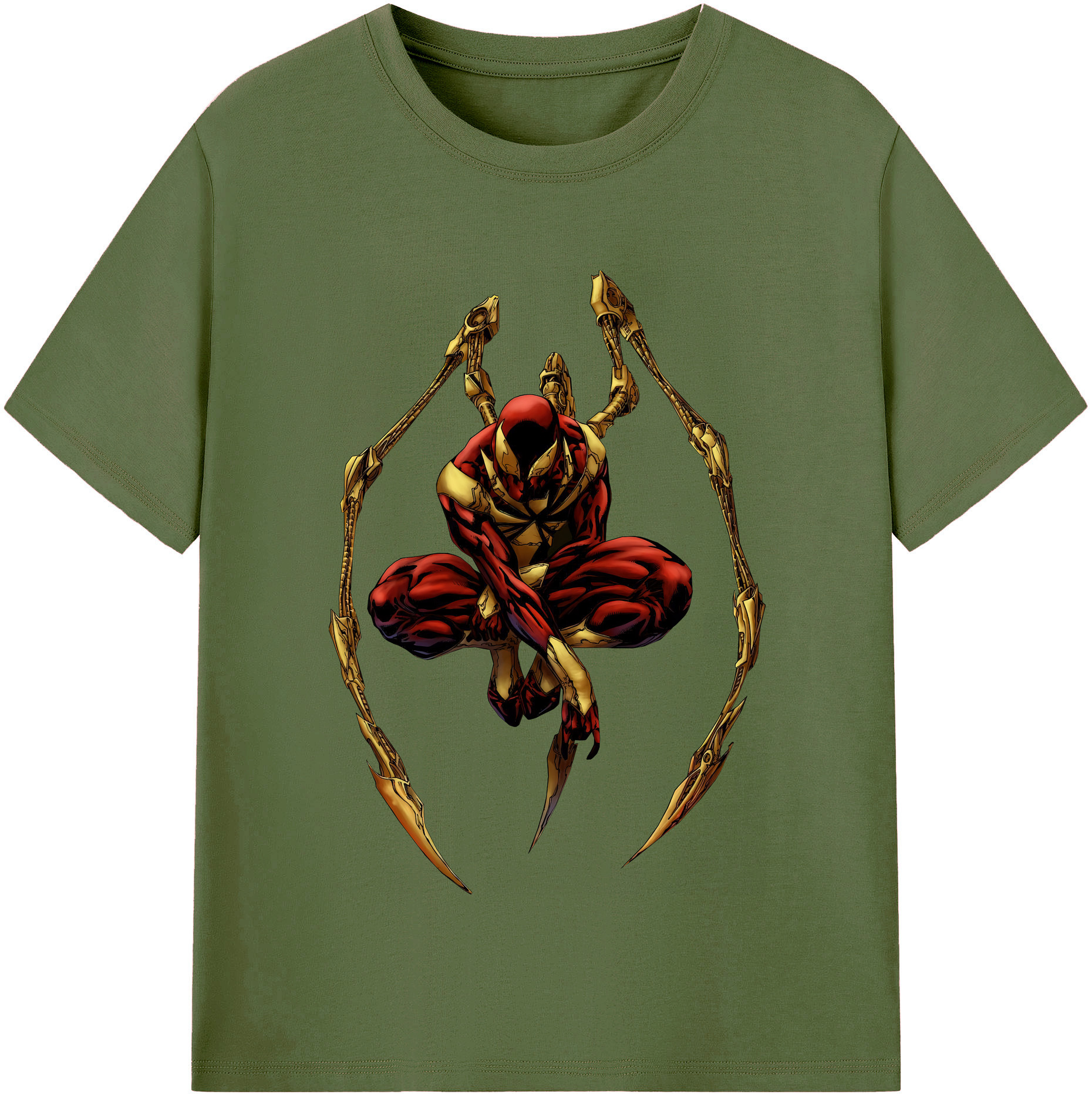 （画像用） Spider Man スパイダーマン 綿100％半袖Tシャツ（フロントプリント）